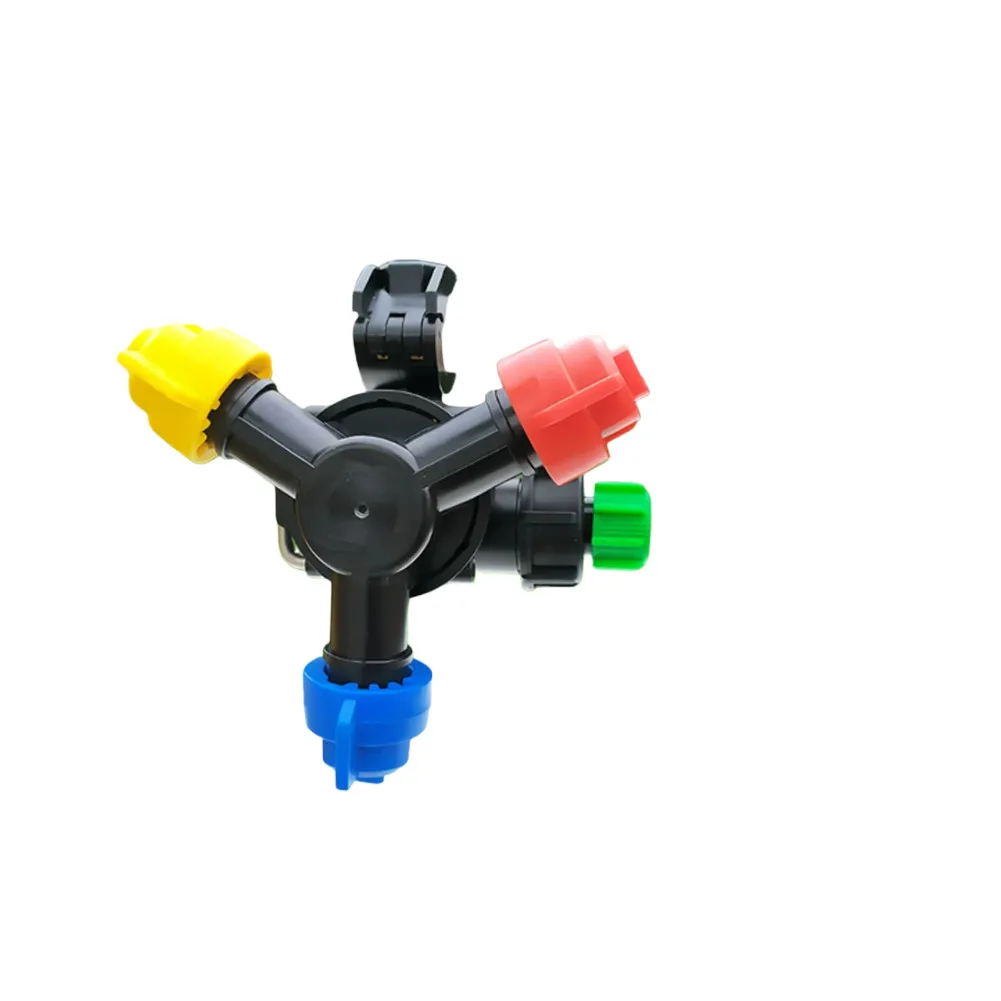 High-Pressure Agricultural Boom Spray Nozzle With Triple-Nozzle Anti-Drip&Wind-Resistant For Garden Watering Sprayer Nozzle Kit