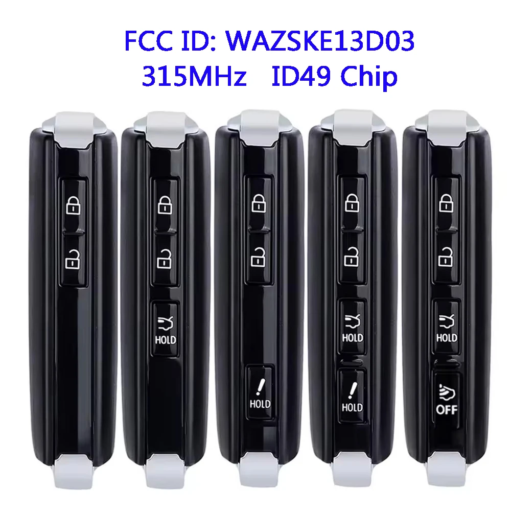 

315MHz WAZSKE13D03 Smart Remote Key Fob for Mazda CX-5 CX-9 M 6 MX-5 Miata CX-30 CX-50 2021 22 2023 2024 2025 TAYB-67-5DYB