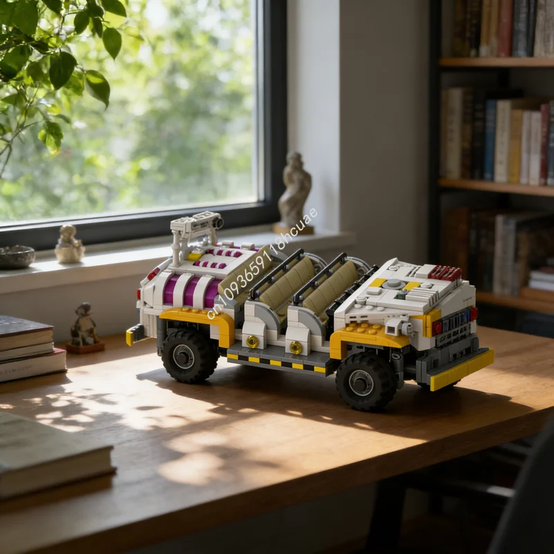 

2583pcs MOC Customizable Dinosaur Time Rover Blue Disneieny Model Building Blocks Construction Toy Kids Christmas Gift Brick