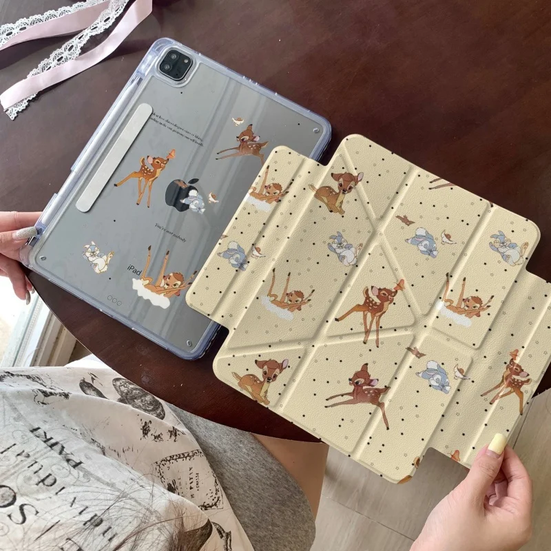 

Чехол Deer Dot PenSlot с отстегивающимся магнитным креплением для планшетов Mini7, 6, iPad 11, 10, 6, 5, Pro 2024, 2022, 2021, 2020, 2018, Air 2025, 2024, 5, 4, 3