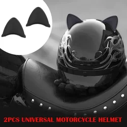 2PCS helmet decoration Cat's ears (Steamed cat-ear shaped bread) motorcycle helmet cute car decoration sticker motorcycle