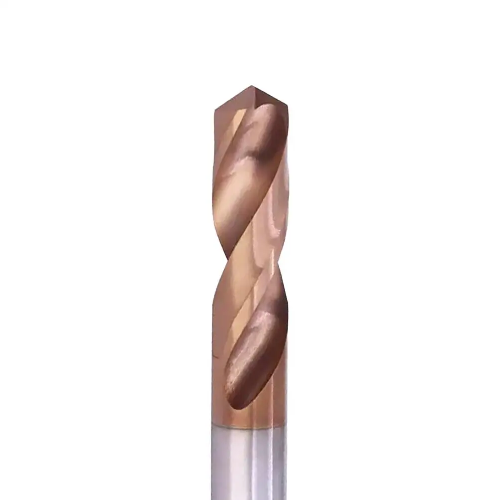 1 pz punte da trapano in metallo duro HRC60 codolo cilindrico 0.6mm-13.0mm metallo duro CNC lavorazione dei fori in metallo utensili di perforazione