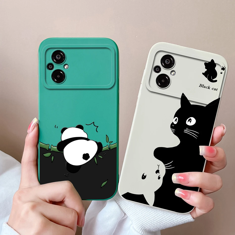 For Xiaomi Poco M5 M5S Case New Design Phone Cover For Poco M 5 PocoM5S Full Protection Fundas Liquid Silicone Soft Back Cover