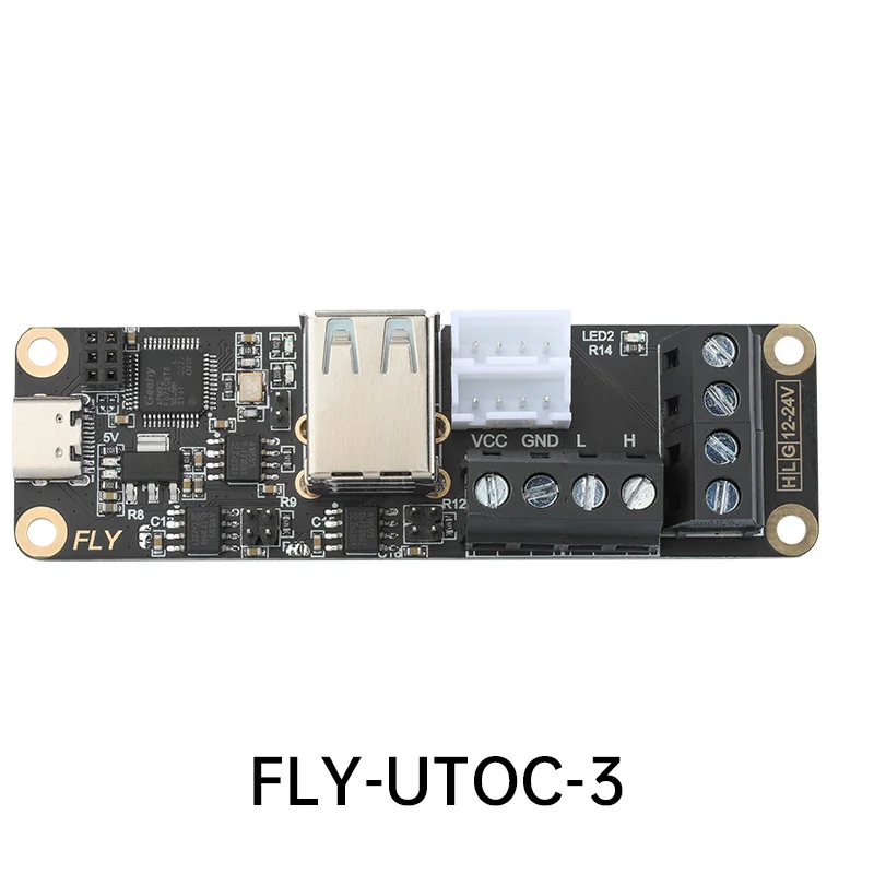 Mellow Fly Tool Lite Toolhead Board Compatible Diy 3D Printer Klipper Canbus RS232 Hotend Board For Nema14/17 Motor image 3