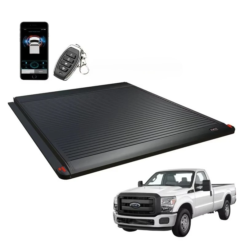 Retractable Tonneau Cover for 2008-2019 Ford F250 F350 4x4 Electric Pickup Truck Bed Cover Roll Folded OEM ODM