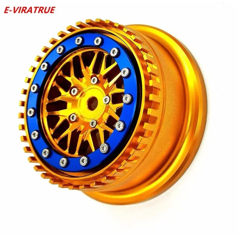 E-VIRATRUE 2.2/3.0''Alu Wheel For Losi RZR Rey/Baja Rey/Hammer Rey U4/Losi Lasernut/Axial SCX10 1/10 1pcs