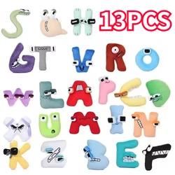 13PCS Alphabet Lore Plush Letter Legend Plush Toy Baby Enlightenment Letter Plush Animal Doll Children Educational Alphabet