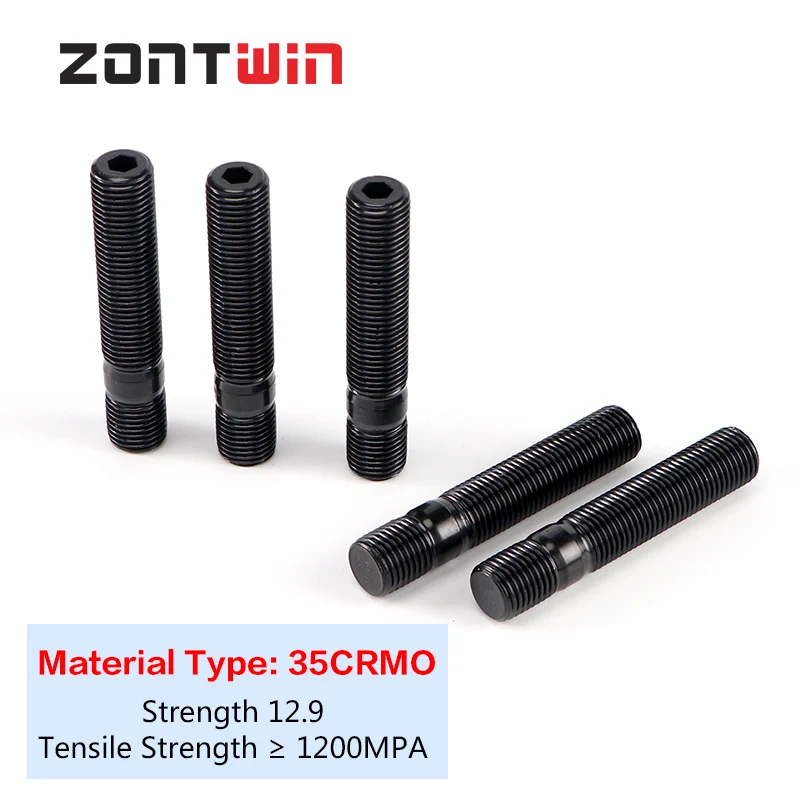 5피스 확장 휠 스터드 변환 키 큰 러그(너트) 휠 볼트 나사 어댑터 키트(M12x1.5-12x1.25 14x1.5-14x1.5 14.25 15x1.25)