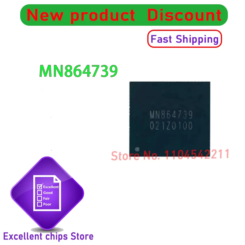 1pcs/lot New Original MN864739 QFN-80 In Stock