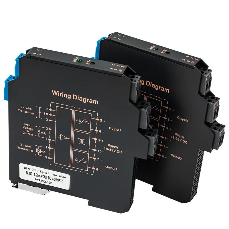 

DC 4-20mA to 0-10V RS485 0-5V Signal Isolator 4-20mA 1 In 2 Out Analog Signal Isolator 0-10V to RS485 Signal Converter Isolator