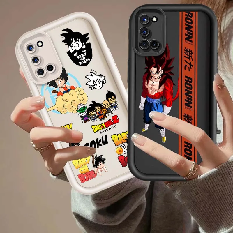 

D-Dragon Ball Cute Funny Goku For OPPO A96 A95 A92 A77 A74 A73 A72 A58 A57 A55 A54 A53 A52 Eye Ladder Phone Case Cover