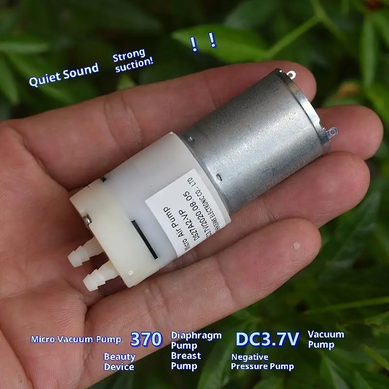 Metal Micro Self-priming Suction Water Pump DC 3.7V 5V Small Mini 370 Motor Diaphragm Pump DIY Garden Pumping