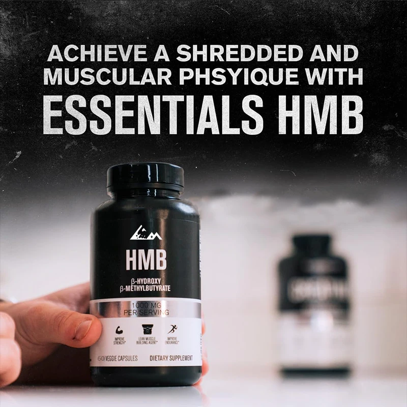 HMB capsules (β - hydroxy β - methylbutyrate) - gluten free and non genetically modified -60 capsules