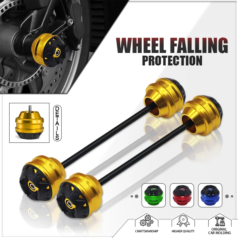 Motorrad R25 R3 Vorder- & Hinterrad Achsgabel Crash Slider für YZFR3 2015-2026 YZFR25 2014-2026 Radsturzschutz Pad