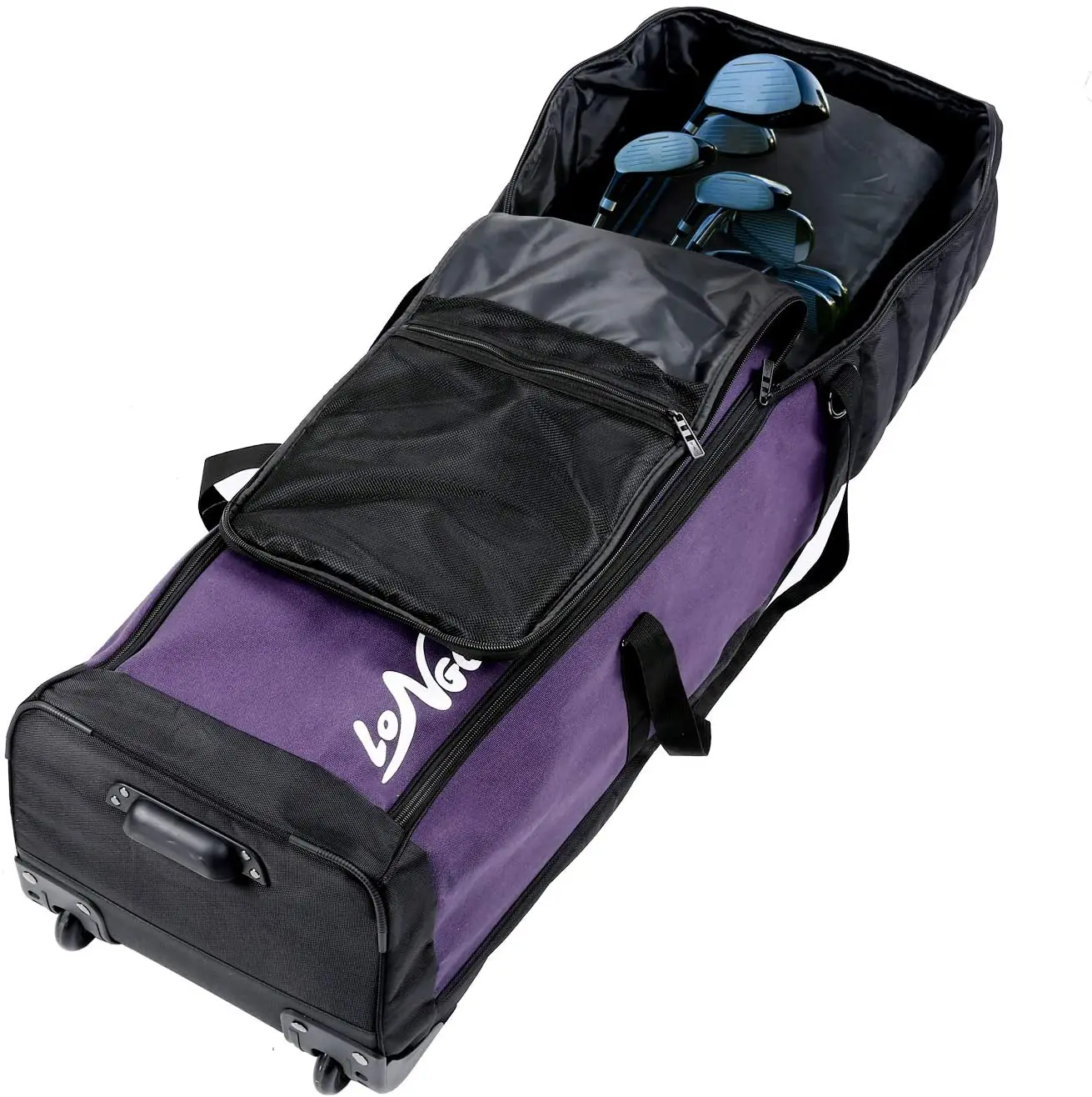 

Wholesale Folding Travel Golf Bag With Wheels Golf Aviation Bag Custom Logo Light Weight Golf Stand Nylon Bag