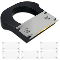 Handheld Edge Banding Trimmer with 5 Replacement Blades Portable Edge Band Cutter with Plastic Handle and Stainless Steel Blade