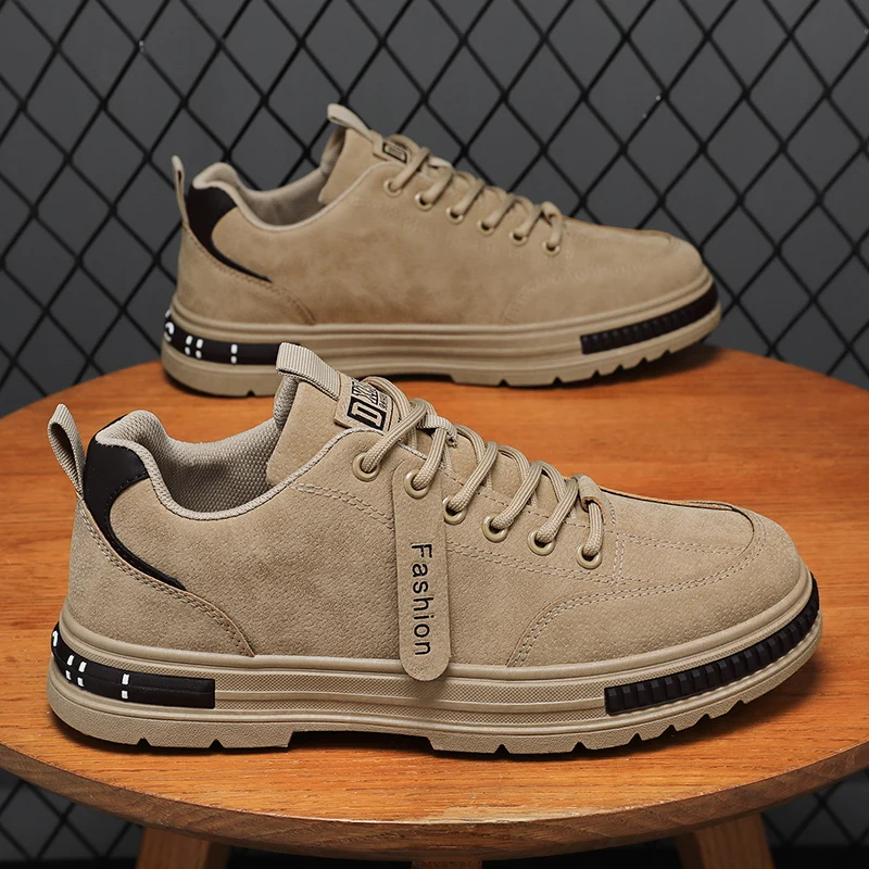 

Men's casual shoes four seasons new soft-sole non-slip outdoor work shoes flat shoes fashion comfort youth Joker walking shoes