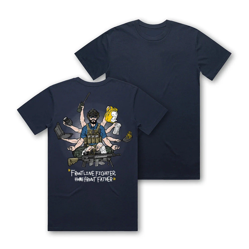Hardman Club Summer New Product - Dara Fa Zao Battlefield Edition - Round-neck Short-sleeved T-shirt