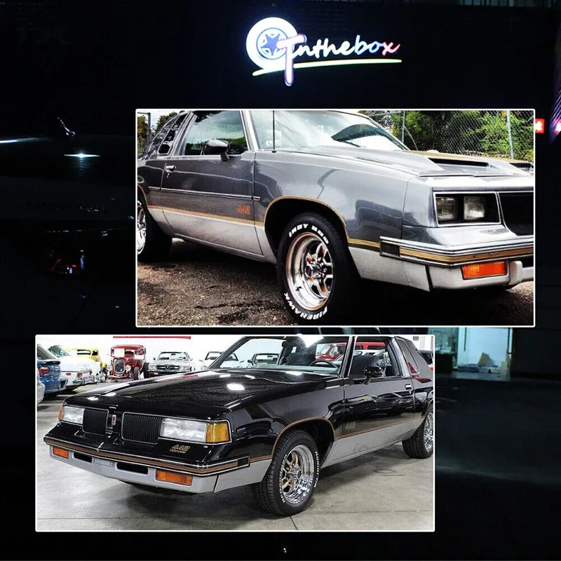 لجميع Cutlass 2 نماذج الباب 1981 1982 1983 1984 1985 1986 1987 1988 الجبهة/الخلفية الحاجز الجانب ماركر وقوف السيارات غطاء خفيف قذائف