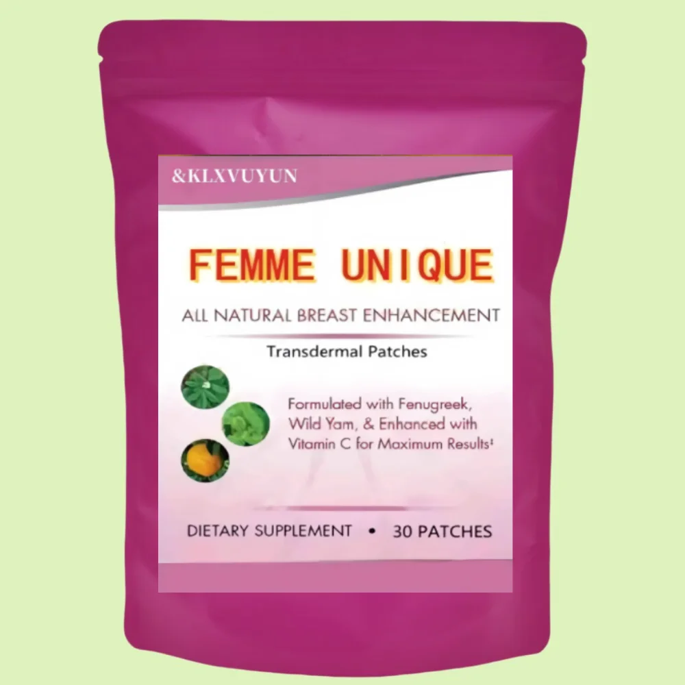 Clinical Strength Breast Augmentation Supplement, Transdermal Patches Produced in the USA, Fenugreek, Wild Yam