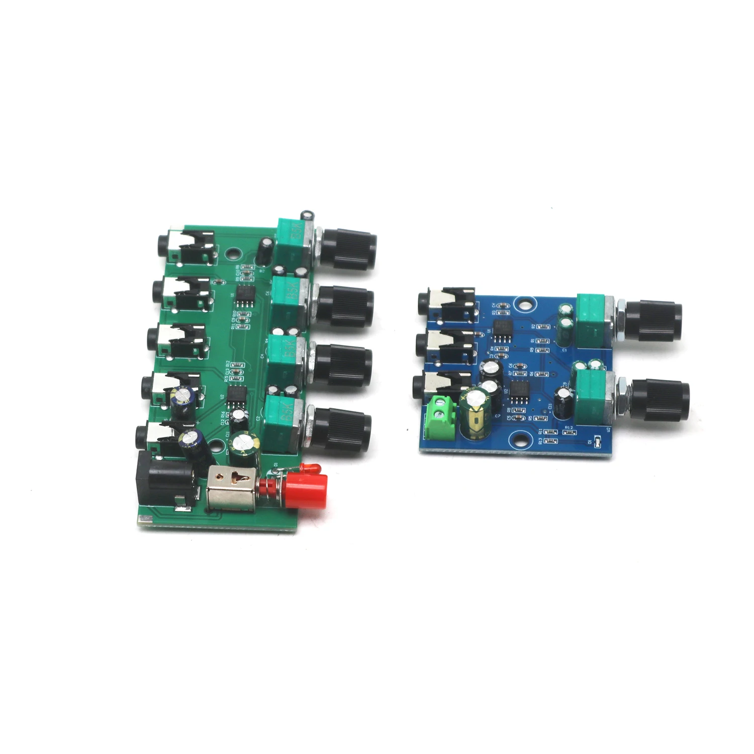 Mélangeur de Signal Audio stéréo 2/4 voies, panneau de mélange multicanal, amplification de réverbération, amplificateur de casque, contrôle du volume NJM3414