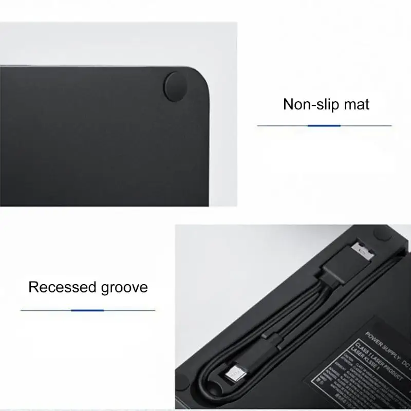 A9LF外部DVDドライブUSB 3.0タイプC ROMバーナー書き換えポータブルDVDプレーヤー