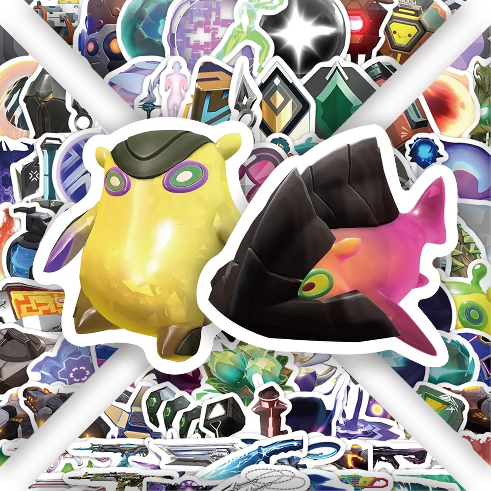 

10/50/100PCS New VALORANT Game Skill Sticker Funny Doodle Cute Waterproof Decal Kids Toy for Refrigerator Wardrobe Bookshelf