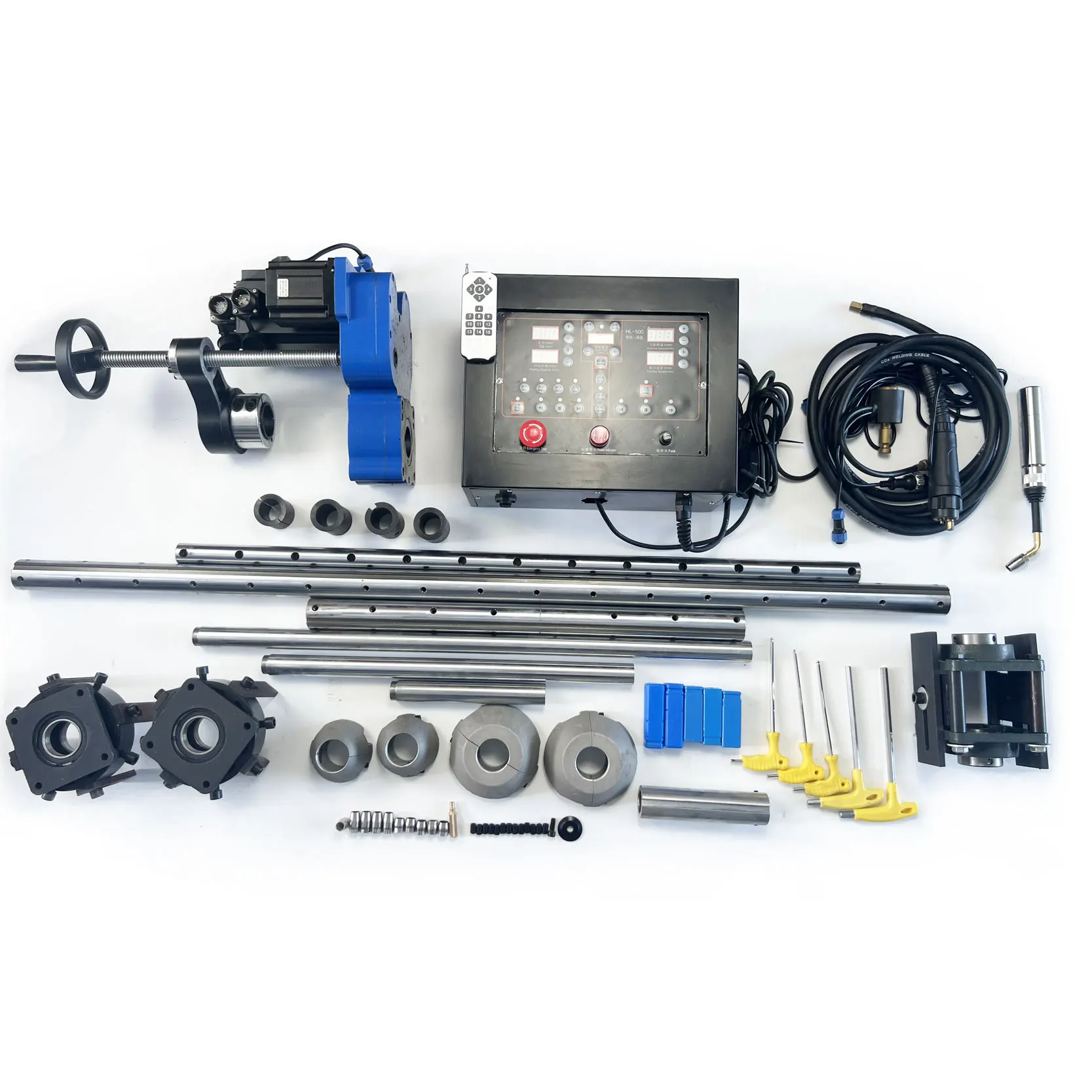 New Type Servo Motor Automatic Portable  2 in 1  Line Boring and Welding Machine