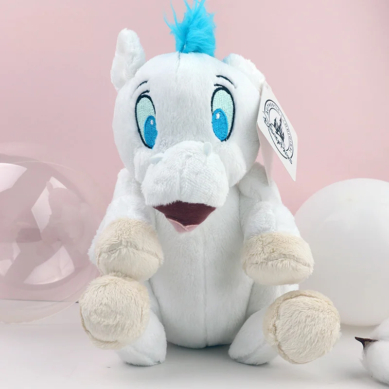 23cm Original Hercules Pegasus Plush Toys Stuffed Anime Figure Doll For Kids Bebe Hercules Horse Animal Toy Item Gifts For Girls