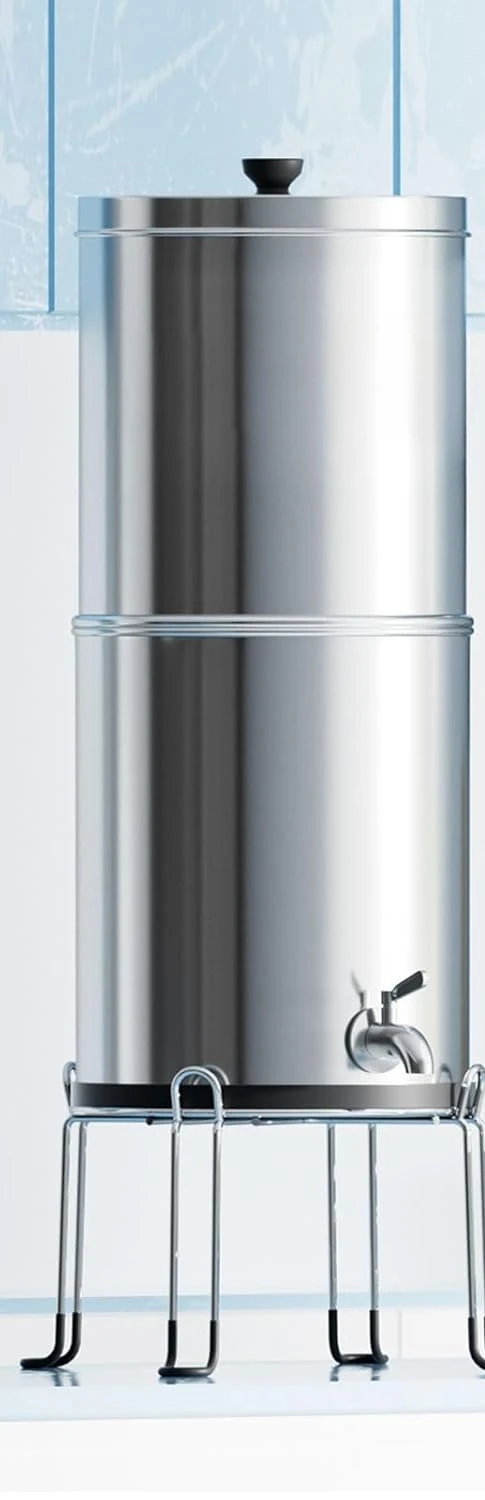 نظام تنقية المياه الجاذبية للترشيح الفائق، نظام سطح الطاولة من الفولاذ المقاوم للصدأ 304