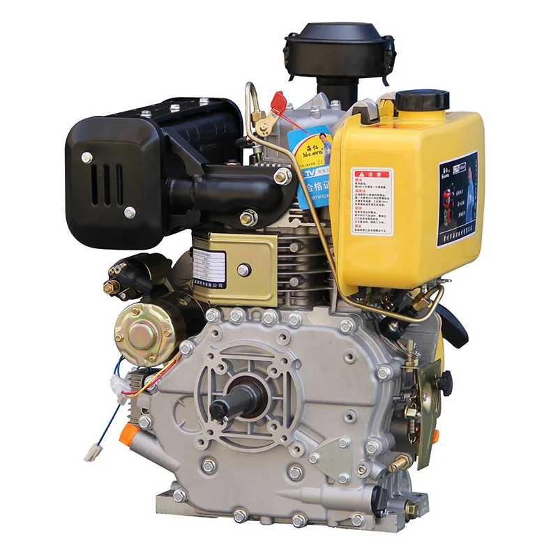 HR192FBE 8KW Electric Start Keyway Oil Bath Air Filter 4-Stroke Engine Cold Style With Motor Bearing Core Components