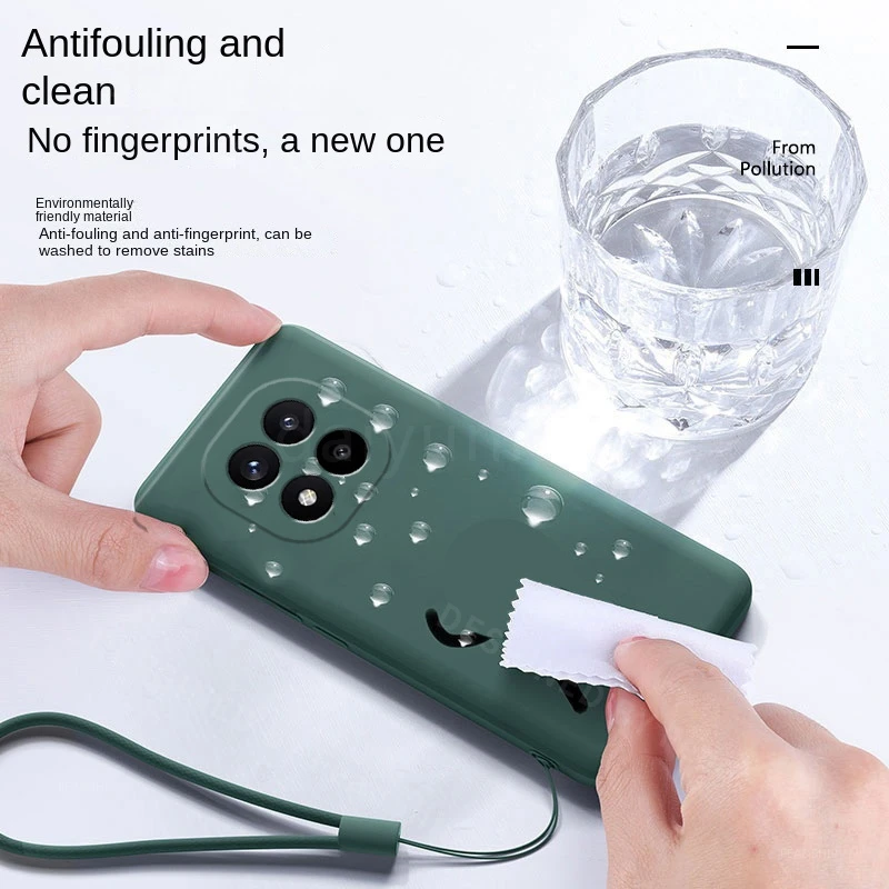 حافظة لهاتف شاومي ريدمي نوت 14 برو 4G 5G حافظة فاخرة لهاتف ريدمي نوت 14 غطاء ناعم مع طبقة حماية للشاشة