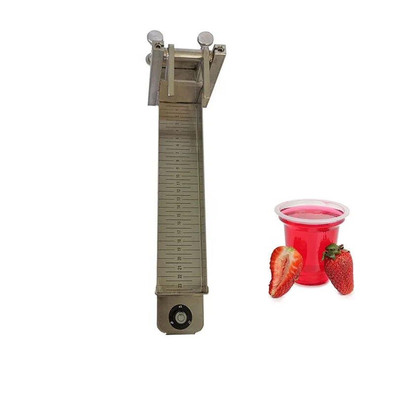 Stainless Steel Food Consistency Meter Tomato Sauces Yogurt Jam Flow Consistometer Viscometer High Quality