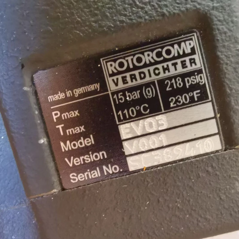 Screw Air Ends Screw Compressors Head ROTORCOMP EVO3 Air End