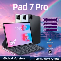 2025 nuevo Pad Original caliente 7 Pro Tab PC Snapdragon pantalla HD de 10,1 pulgadas Global 10000mAh 5G tableta WiFi de doble tarjeta