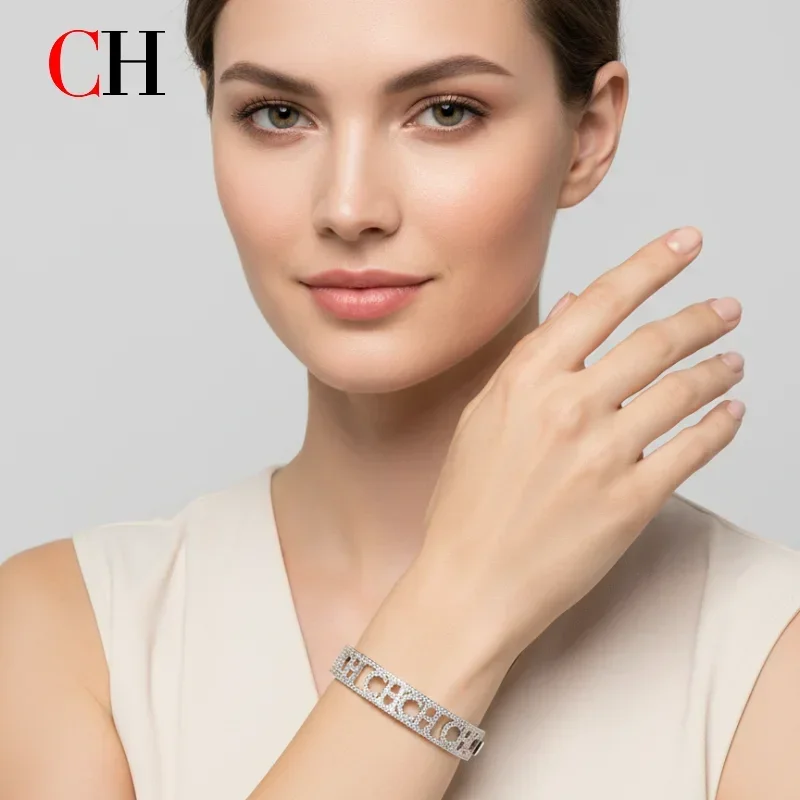 ch-two-tone-series-hollow-crystal-letter-bangle-women-horror-cosplay-accessory-bag-accessories