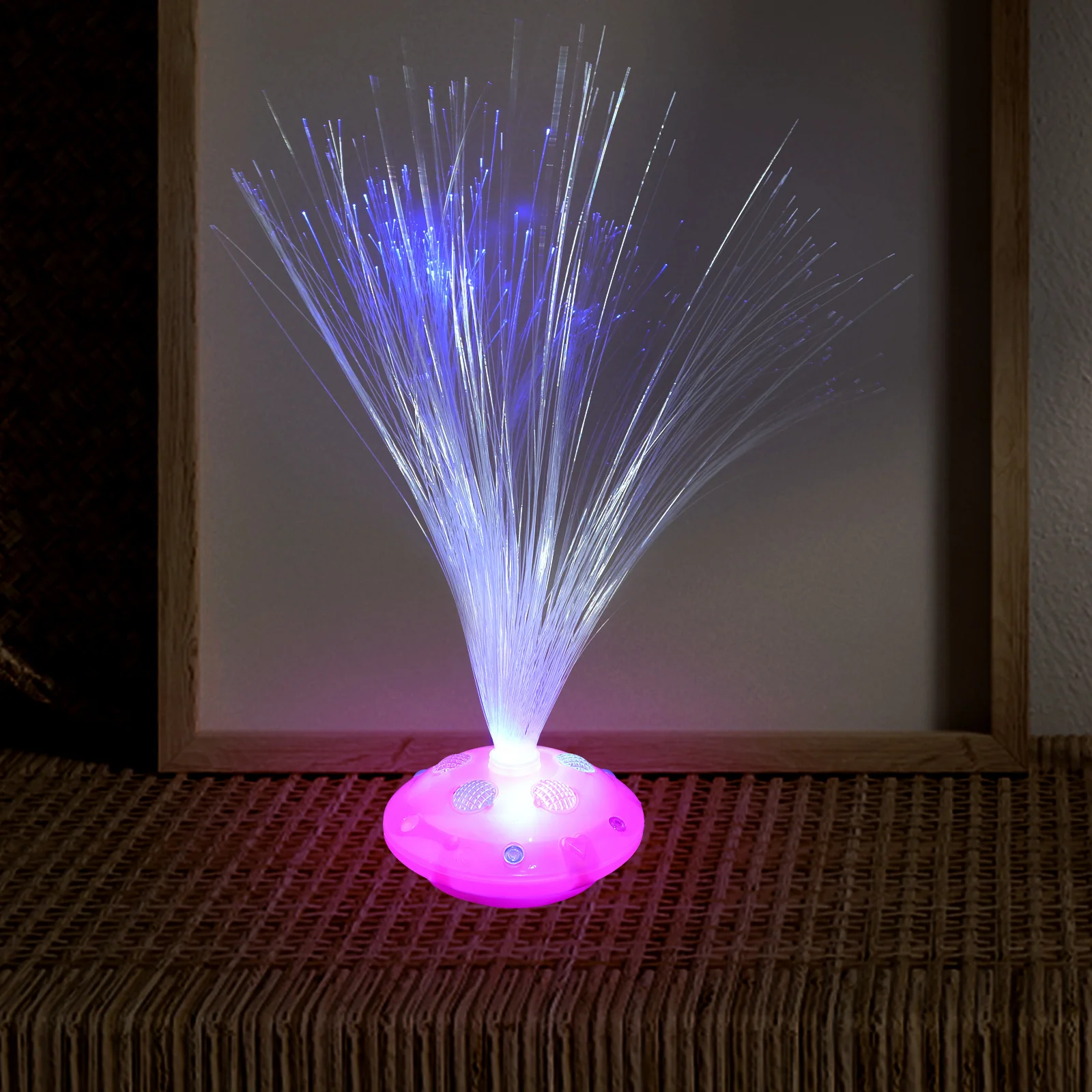 

3Pcs Colorful LED Fiber Optic Night Lights Eco-Friendly Romantic Warm Atmosphere Party Wedding Birthday Dinner Table Decoration