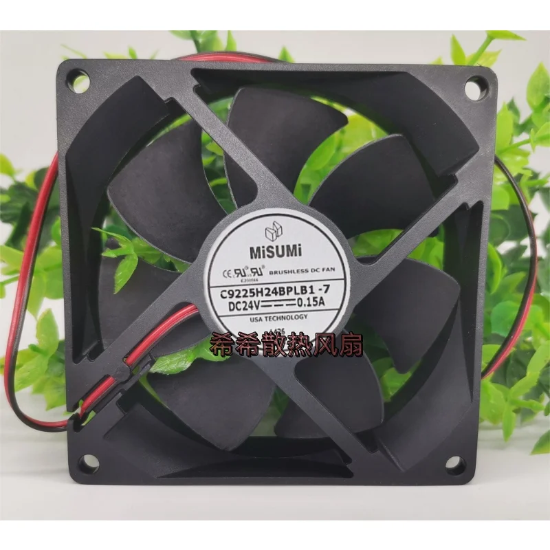 New CPU Cooler Fan for MISUMI C9225H24BPLB1-7 24V 0.15A 9025 9CM Double ball variable frequency cooling fan 90*90*25mm