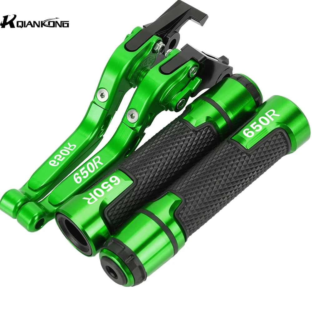 

Motorcycle Foldable Adjustable Clutch Brake Lever Handlebar Grips Ends Set FOR KAWASAKI NINJA650R NINJA 650R NINJA 650R 2017-20
