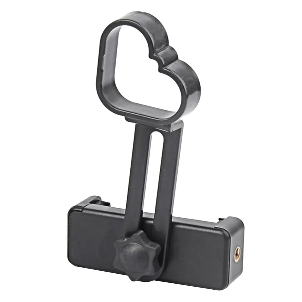 

10X20 Monocular Phone Mount Adapter for Smartphone Telescope Telescope Cell Phone Adapter Mount Accessories Black