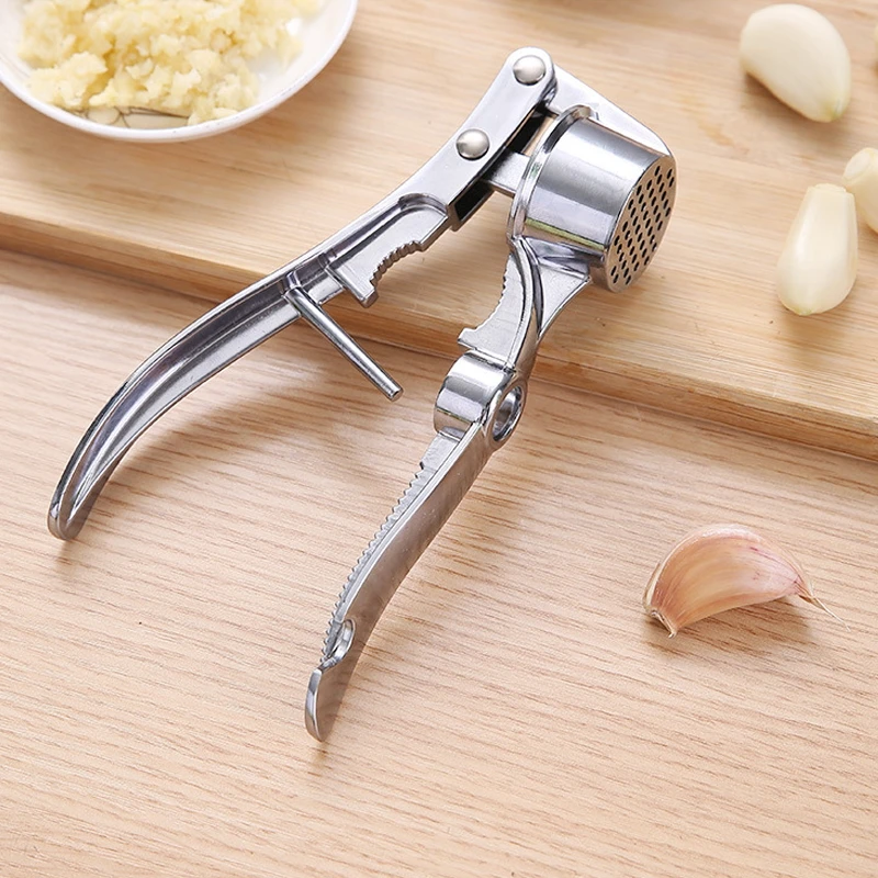 

Stainless Steel Garlic Masher Kitchen Vegetable Cooking Extruder Manual Ginger Grinder Tool Kitchen Accessories