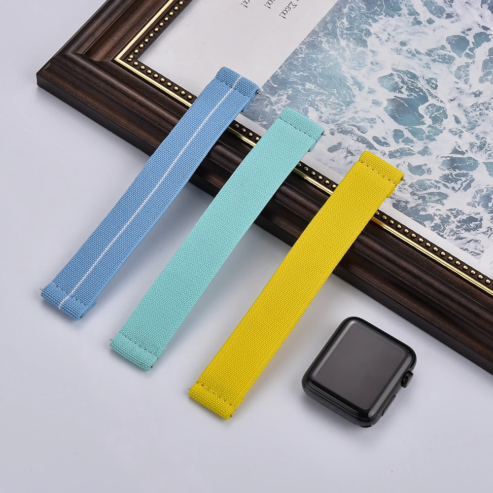 Solo Loop Strap - 18/19/20/21/22Mm Tali Jam Tangan Kait dan