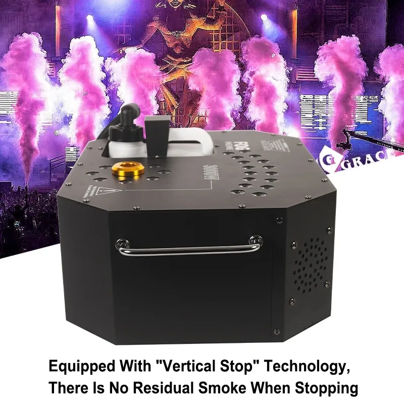 Igracelite 3000w Dmx Control Atmosphere Equipment/Smog Maker Stage Effect Upwards Vertical Smoke Machines view 3