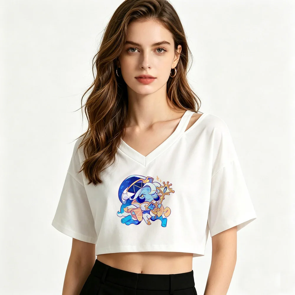 Shadow Milk Cookie cropped top ladies cheap party y2k goth grunge t shirt gyaru funny japan anime