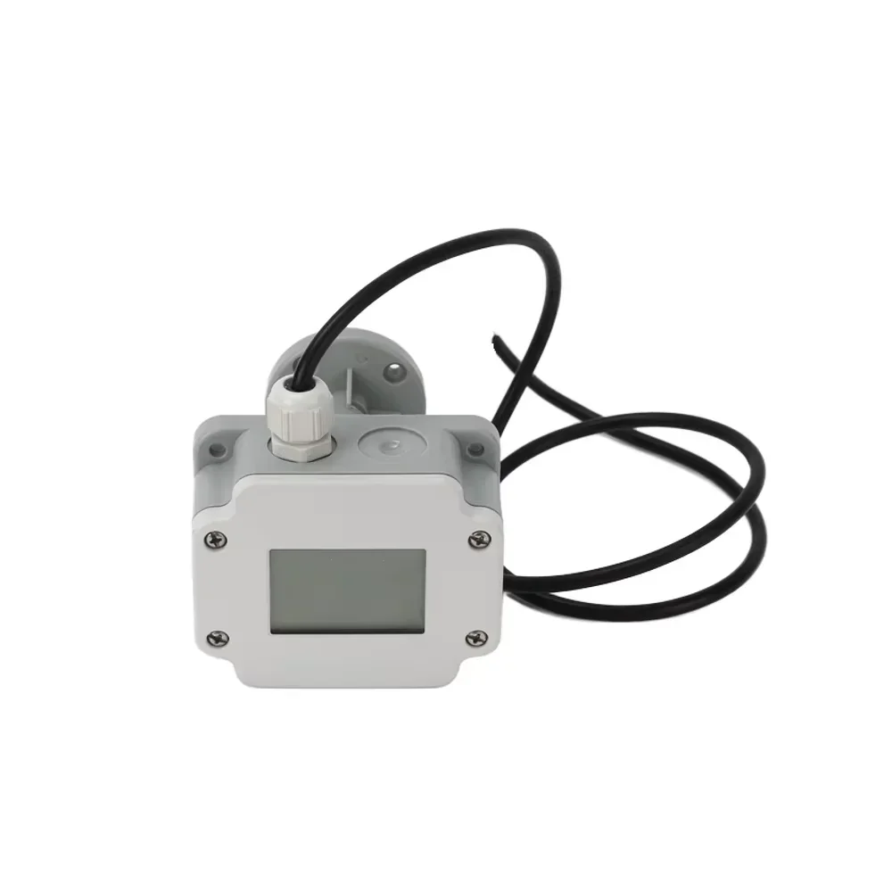 Industrial Digital Anemometer Plug-in Bellows 4-20mA/RS485 Speed Meter Sensor Display Ultrasonic Unit  Measuring Instrument