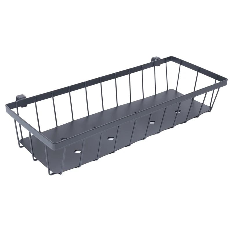 Organizer, pengatur kamar mandi di bawah penyimpanan kabinet, Penyimpanan konter 2 tingkat dengan kait laci cangkir tahan lama mudah digunakan