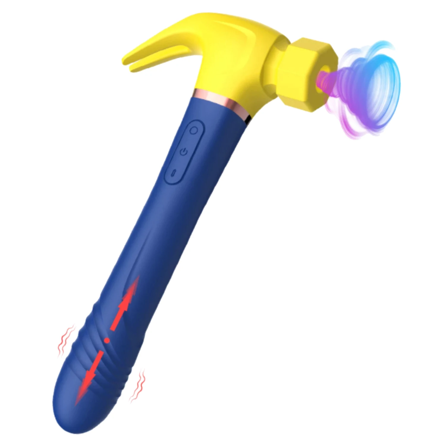 Hammer Vibrator Massager for Woman Anal Dildo Masturbation Vibrator Waterproof Nipple Clitoris Sucking Stimulator Rechargable