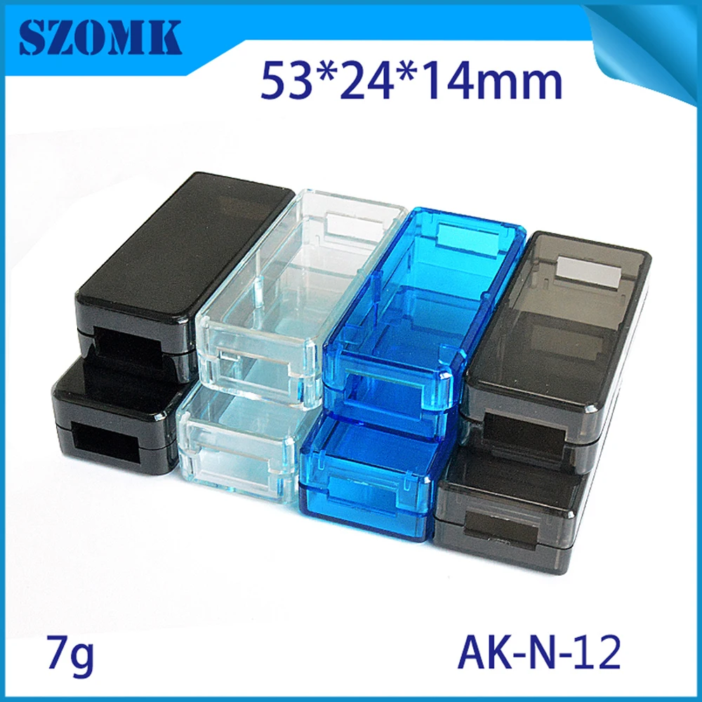 5Pieces Plastic box electronics 53*24*14mm abs electronics plastic box electronics