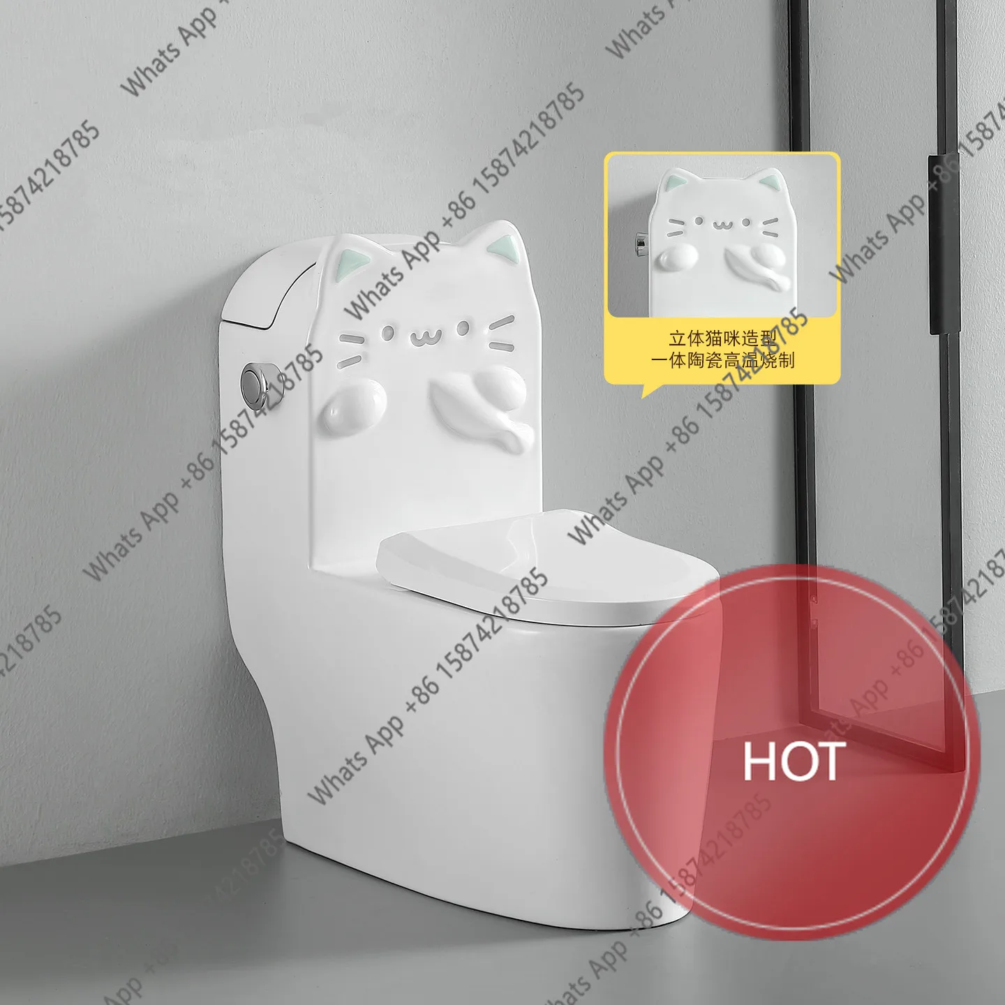 

G Kindergarten Children's Ceramic Toilet Shape Large Punch Toilet Toilet For Children