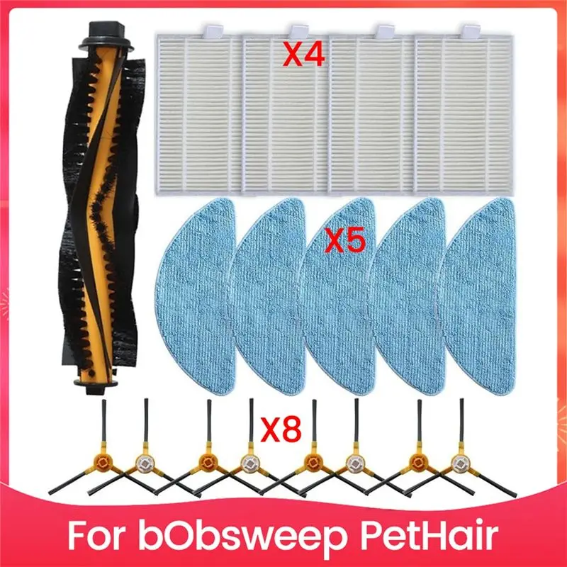 

A20F-комплект запасных частей для пылесоса Bobsweep Pethair для SLAM, аксессуары для пылесоса, щетка, фильтр, швабры